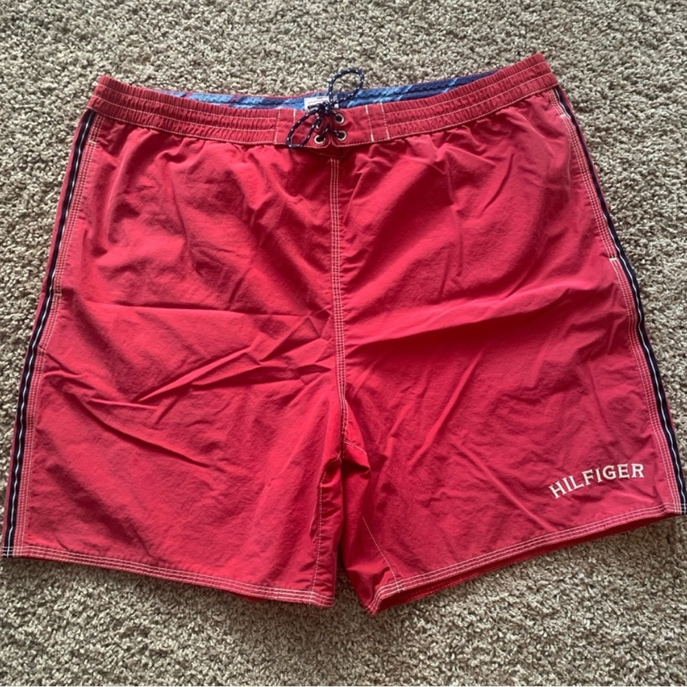 Men's Red Swim Shorts